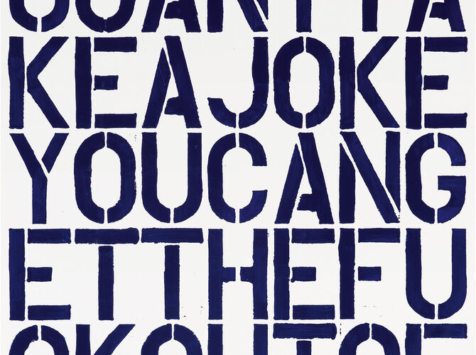 Posters by Christopher Wool