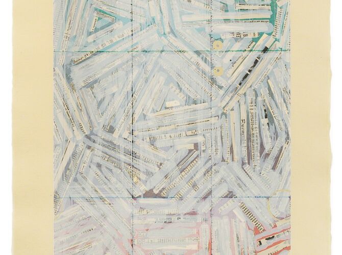 Crosshatch by Jasper Johns