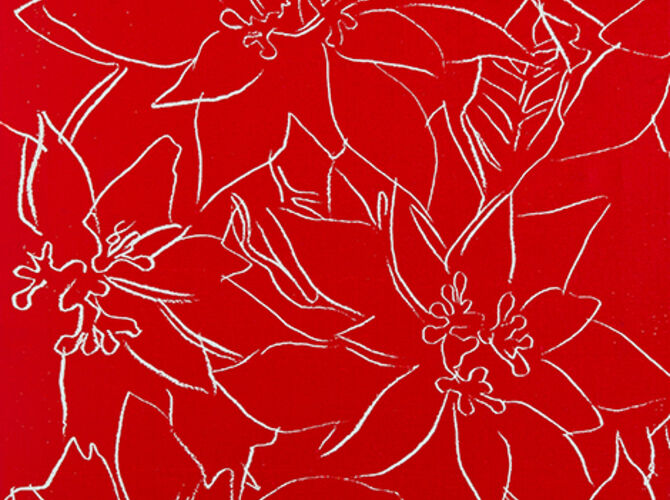 Poinsettias by Andy Warhol