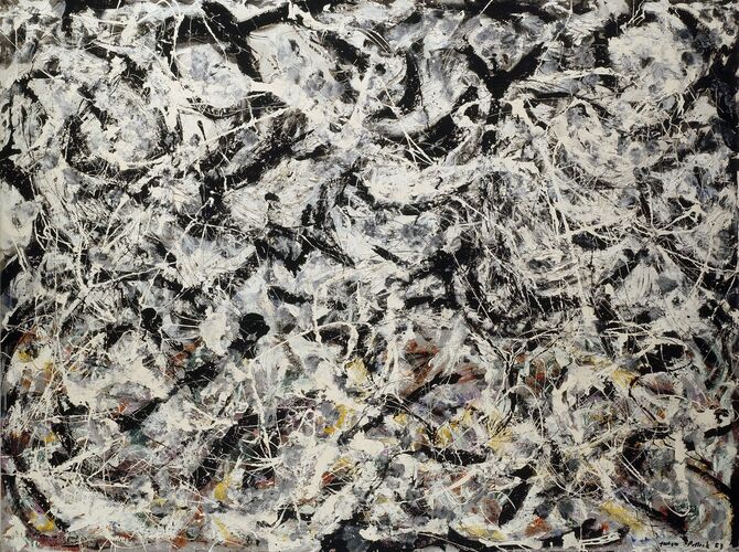 Action Paintings by Jackson Pollock