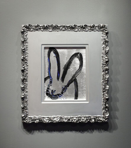 Hunt Slonem, ‘'Silver Tinsel' Unique Painting’, 2023