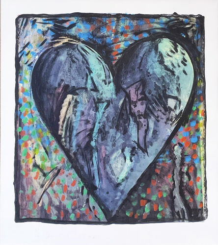 Jim Dine, ‘Hand Colored Viennese Heart’, 1990