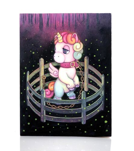 candie bolton, ‘Aura: Unicorn in Captivity’, 2019
