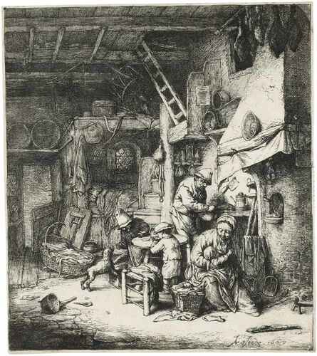 Adriaen van Ostade, ‘The Family’, circa 1647