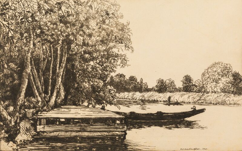 Donald Shaw MacLaughlan, ‘A Group of Twelve Works: Gwinnear Fields, Olive Groves, On the Loing, Midnight, Venice, River Song No. 3, River Song No. 4, Road Song No. 3, The Rushing Tide on the Thames, Summer Morning in Tennessee, Sussex Days, Trees and Reflections, and Twilight Waters’, Print, Etchings, Hindman