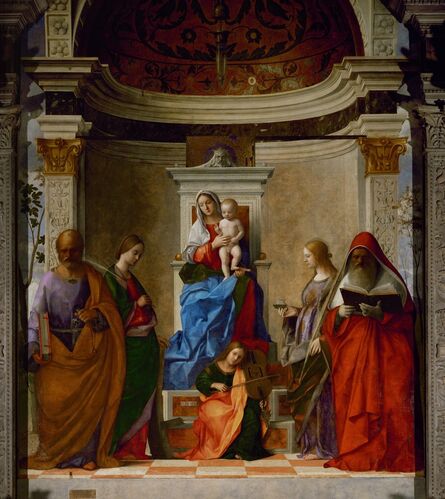 Giovanni Bellini, ‘San Zaccaria Altarpiece, Sacra Conversazione’, 1505