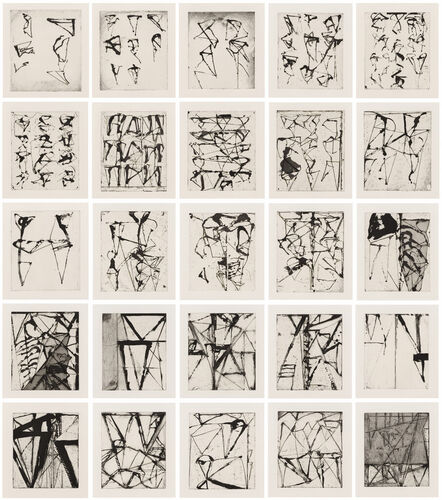 Brice Marden, ‘Etchings to Rexroth’, 1986