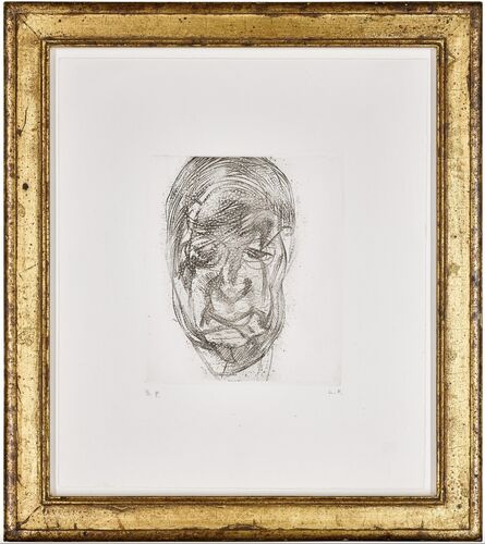 Lucian Freud, ‘Lawrence Gowing (Second Version) (H. 9; F. 12)’, 1982