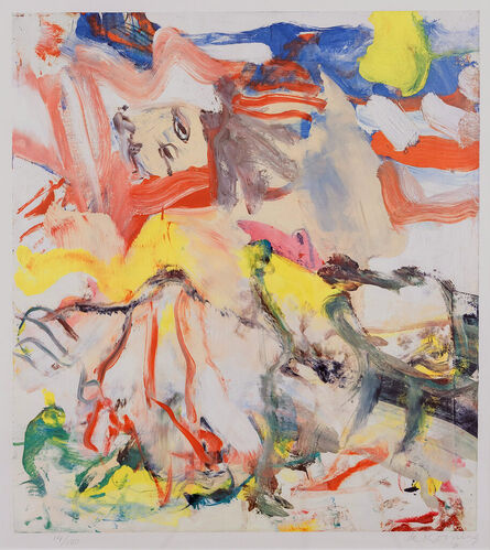 Willem de Kooning, ‘Figures in a Landscape VI’, 1980