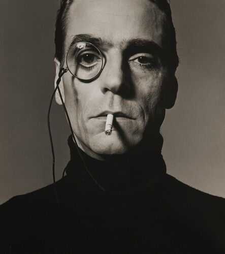 Michel Comte, ‘Jeremy Irons with Monocle’, 1990