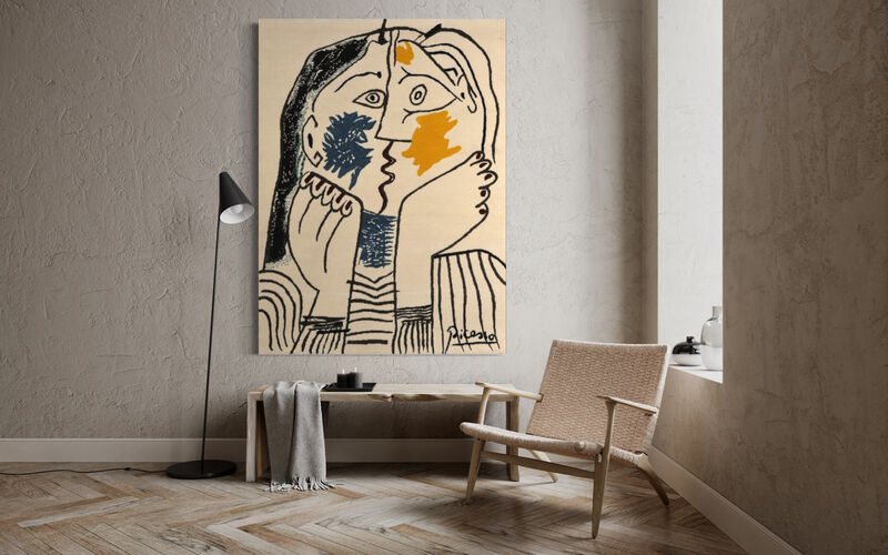 Pablo Picasso, ‘Le Baiser’, ca. 1979/1980, Textile Arts, Wool Tapestry, Weng Contemporary
