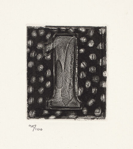 Jasper Johns, ‘Figure 1, from 0-9’, 1975