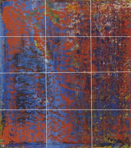 Greg Allen, ‘Destroyed Richter Grid No.1 A-L (12)’, 2016