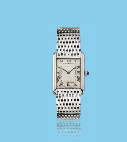 Cartier, ‘White gold Tank wristwatch’, ca. 1950