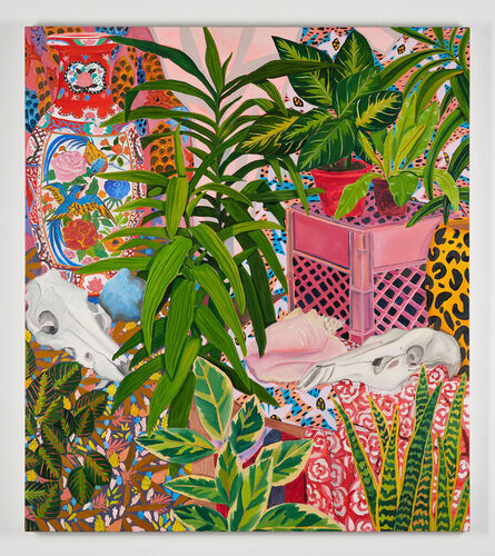 Anna Valdez, ‘Studio Plants and Animal Skulls’, 2020