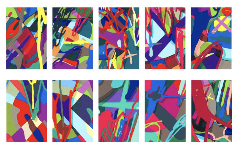 KAWS, ‘Tension’, 2019, Print, Set of ten screenprints in colors, Upsilon Gallery