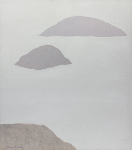 Kenzo Okada, ‘Silver + White’, 1978