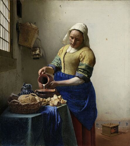 Johannes Vermeer, ‘The Milkmaid’, 1658-1660