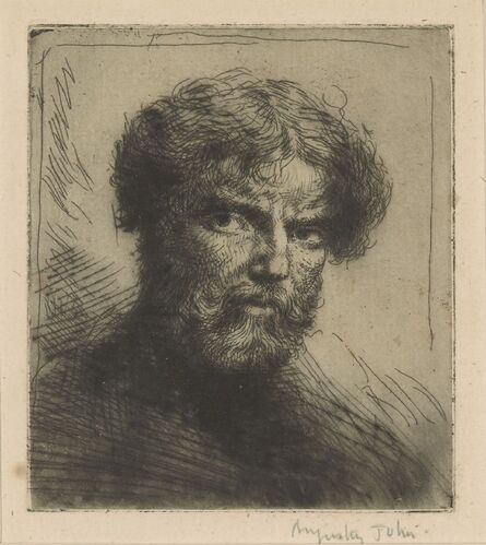 Augustus John, ‘Portrait of the Artist [Campbell-Dodgson 8]’, c.1902