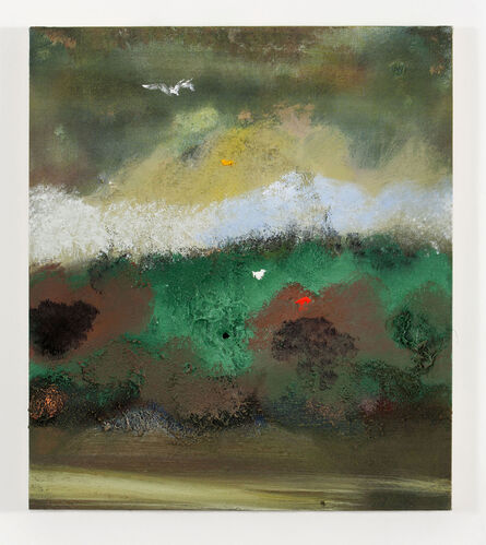 Merlin James, ‘“Cloud + Foliage” ’, 2003