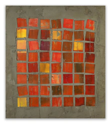 Pierre Auville, ‘56 Squares (Abstract painting)’, 2014