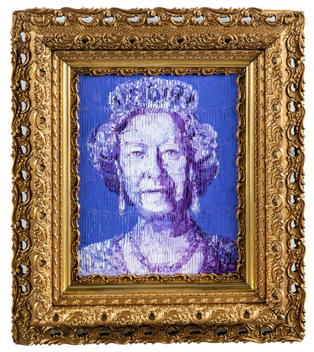 Hunt Slonem, ‘Her Majesty Queen Elizabeth’, 2023