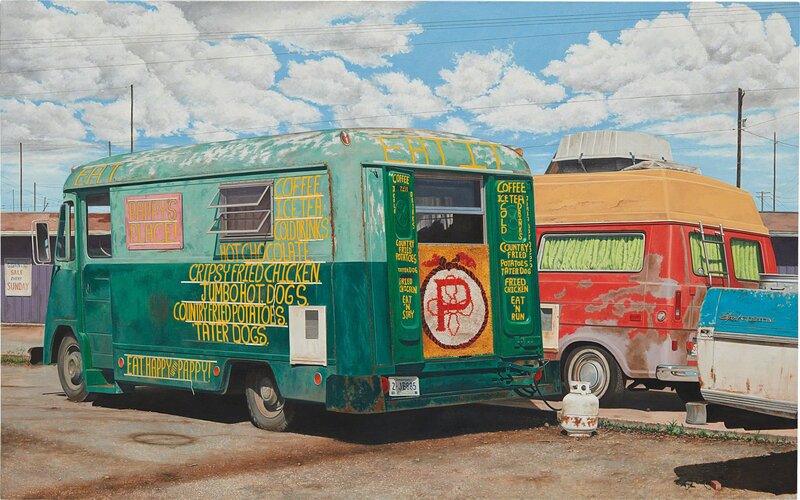 John Baeder, ‘Pappy's Place, Nashville, TN’, 1985, Painting, Oil on canvas, Phillips