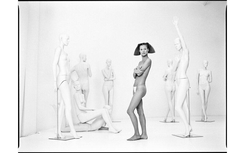 Patrick Demarchelier, ‘Kate and Mannequins’, 1992, Photography, Gelatin Silver Print, CAMERA WORK