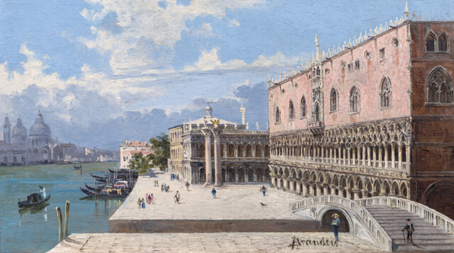 Venedig, Blick auf den Dogenpalast