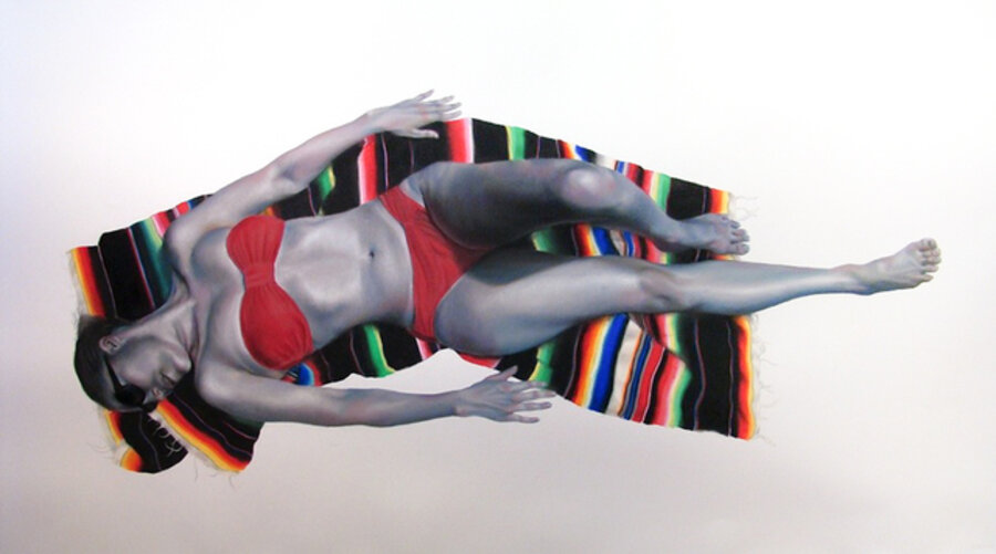 Woman On A Sarape