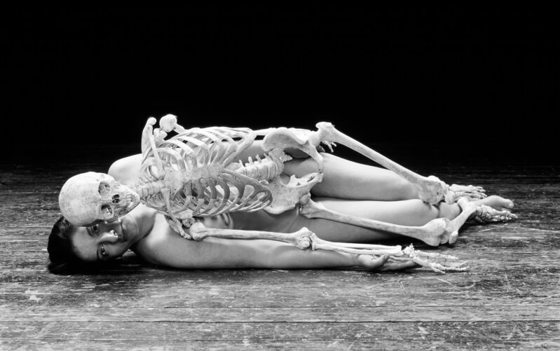 Marina Abramović, ‘Self Portrait with Skeleton’,  2003, Photography, Framed cibachrome print, Sean Kelly Gallery