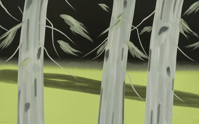 Alex Katz, ‘Three Trees’, 2018, Print, 20-color silkscreen on Saunders Waterford, 425 gsm paper, William Campbell Gallery