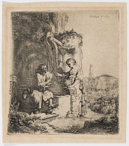 Rembrandt van Rijn, ‘Christ and the Woman of Samaria: among Ruins’