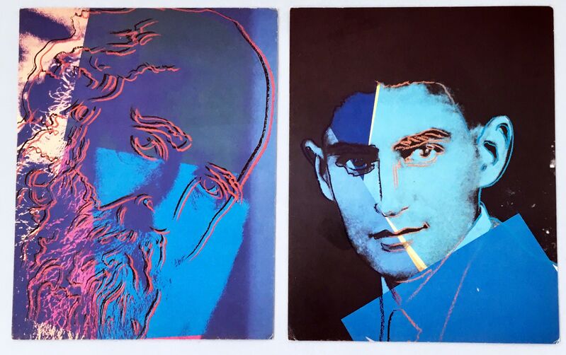Andy Warhol, ‘Andy Warhol Ten Portraits of Jews of the 20th Century (set of  ten 1980 cards)’, 1980, Ephemera or Merchandise, Offset lithograph on wove cards, Lot 180 Gallery