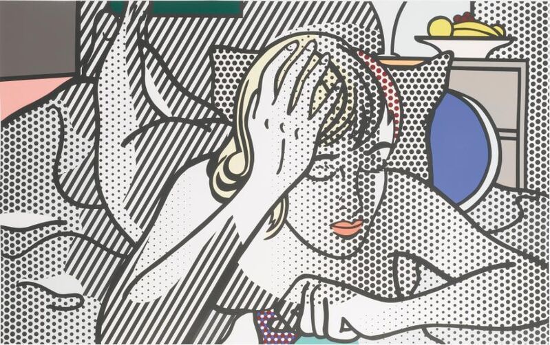 Roy Lichtenstein, ‘Thinking Nude (C. 289)’, 1974, Print, Screenprint in colors, David Benrimon Fine Art