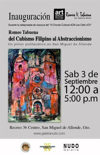 Romeo Tabuena del Cubismo Filipino al Abstraccionismo, installation view