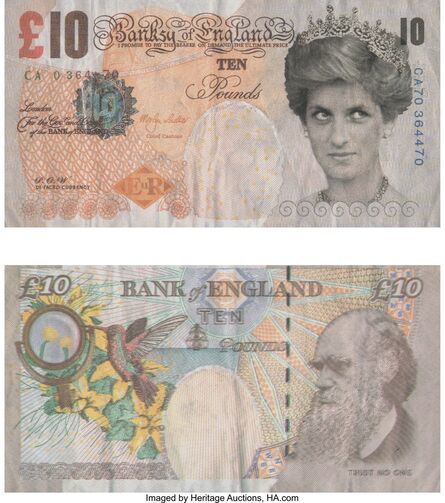 After Banksy, ‘Di-Faced Tenner, 10 GBP Note’, 2005