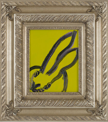 Hunt Slonem, ‘Untitled (Yellow-Green Rabbit)’, 2018
