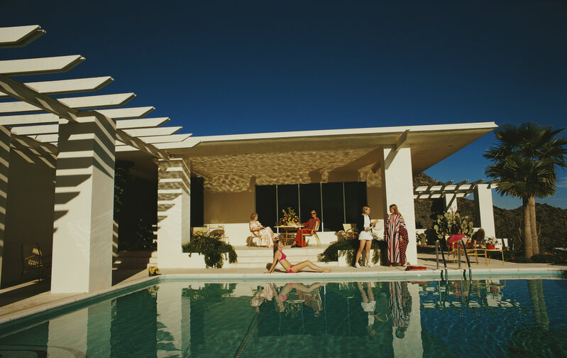 Slim Aarons, ‘Poolside In Arizona’, 1973, Photography, C-print, IFAC Arts