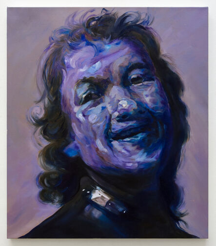 Maria Brunner, ‘Blauer Rembrandt lachend, 10 Minuten später’, 2017