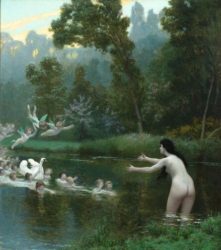 Jean-Léon Gérôme, ‘Leda and the Swan’, 19th century