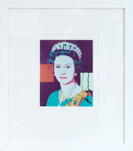 Andy Warhol, ‘Queen Elizabeth II, advertisement for "Reigning Queens"’, 1985