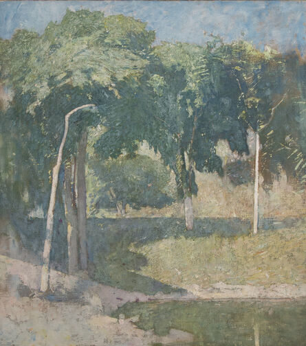 Emil Carlsen, ‘Lakeside’, ca. 1908
