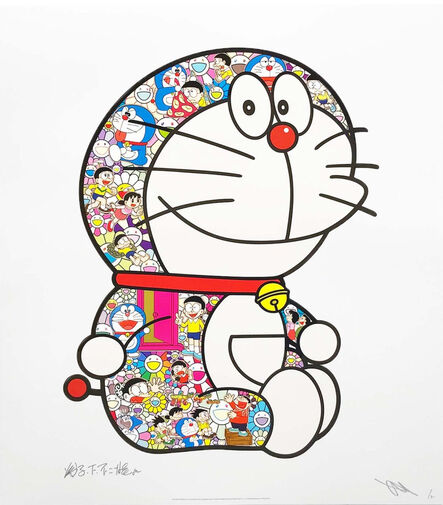 Takashi Murakami, ‘Doraemon Sitting Up: “Everywhere Door (Dokodemo Door)”’, 2021