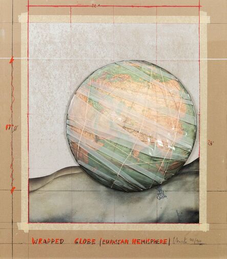 Christo, ‘Wrapped Globe (Eurasian Hemisphere)’, 2019