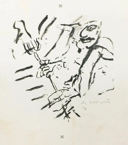 Willem de Kooning, ‘Rainbow: Thelonious Monk Devil at’, 1972/76