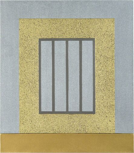 Peter Halley, ‘Gold Prison’, 1999