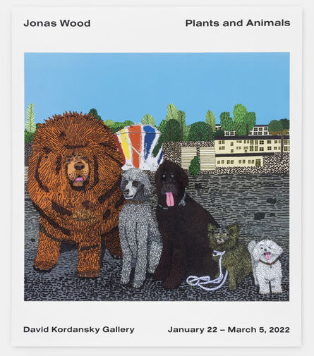 Jonas Wood, ‘Plants and Animals Exhibition Poster’, 2022