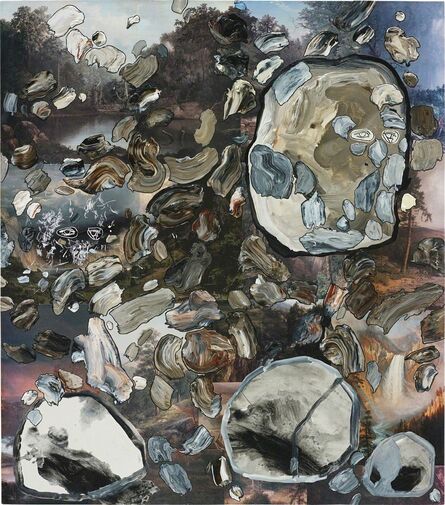 Carter, ‘Three Portraits, three Rocks, and One-Hundred and Thirty-One Abstract Paintings on Fifteen Landscapes’, 2007