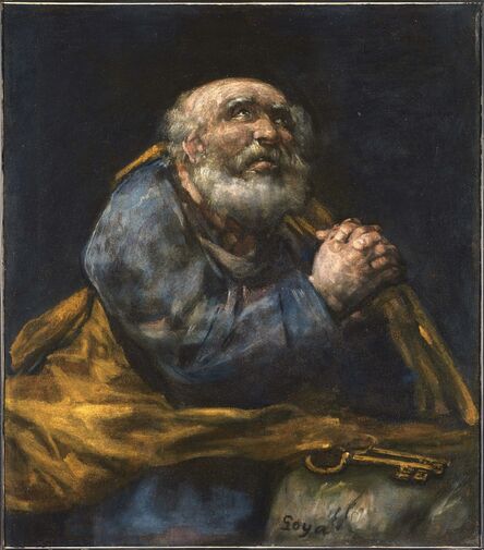 Francisco de Goya, ‘The Repentant St. Peter’, ca. 1820-1824